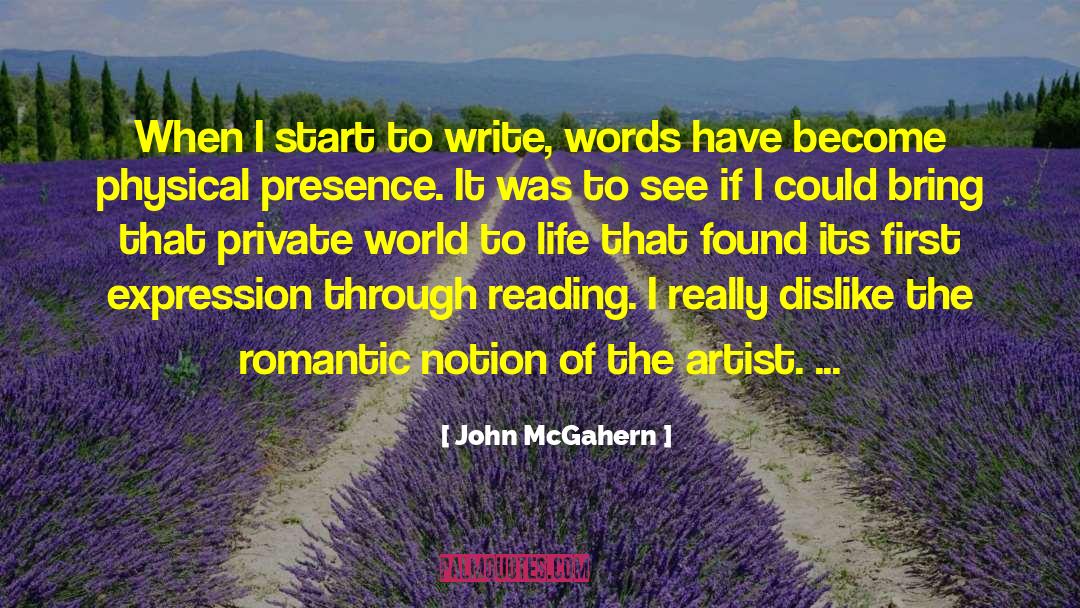 Become Imprisoned quotes by John McGahern