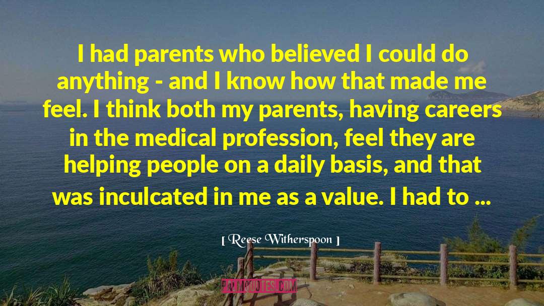 Becoming A Doctor quotes by Reese Witherspoon