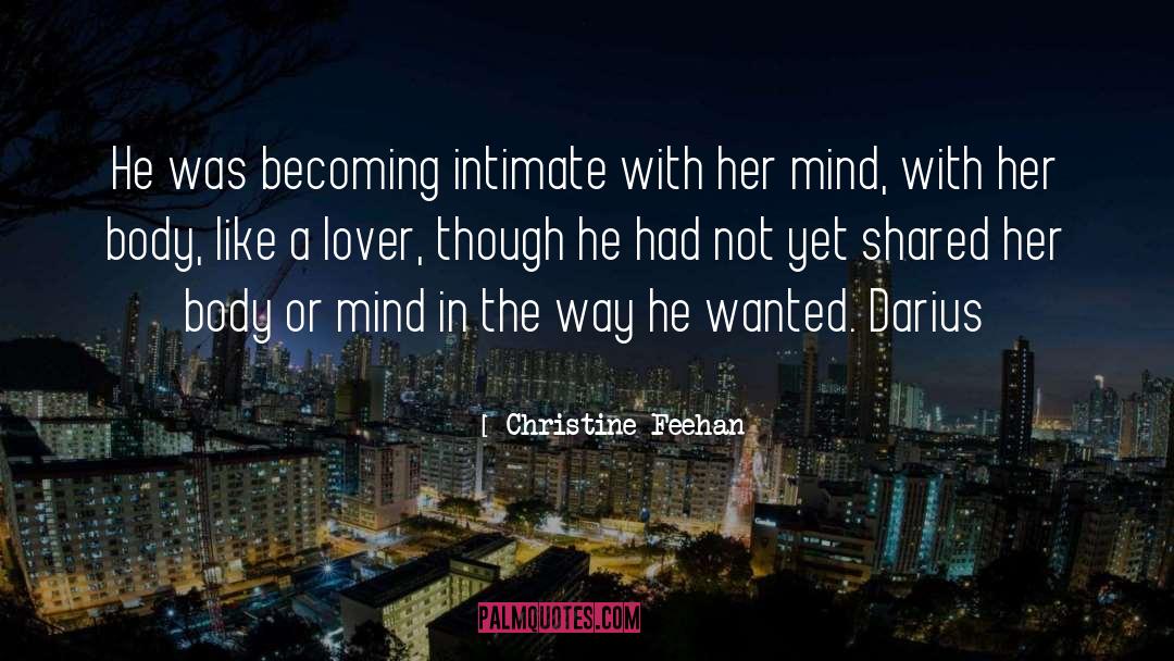 Becoming A Nun quotes by Christine Feehan