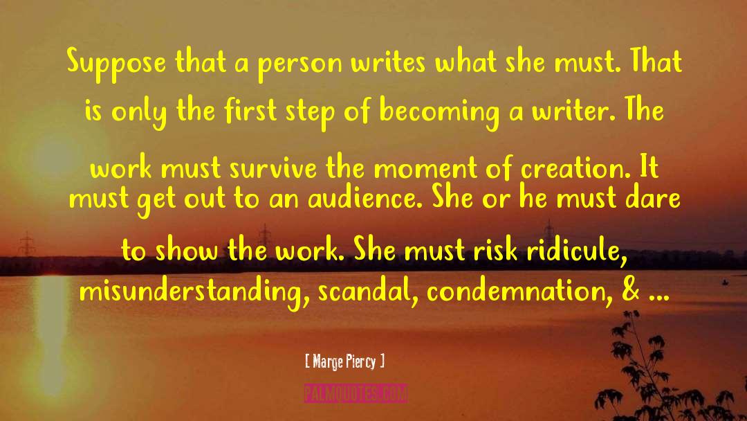 Becoming A Writer quotes by Marge Piercy