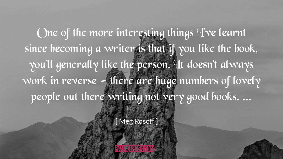 Becoming A Writer quotes by Meg Rosoff