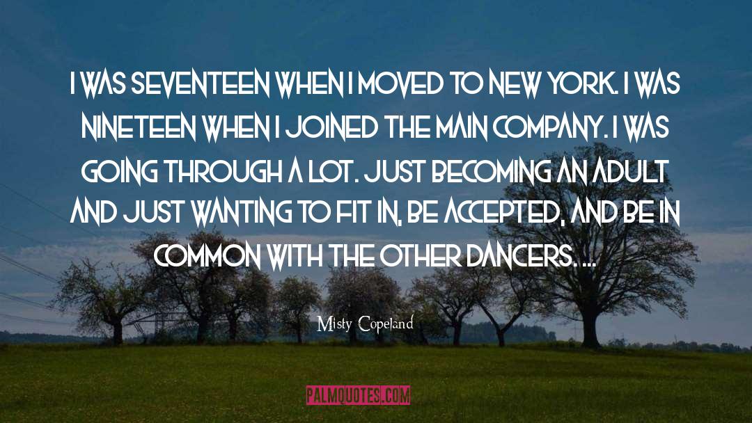 Becoming An Adult quotes by Misty Copeland