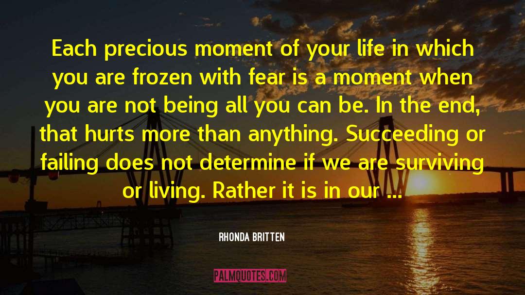 Becoming More quotes by Rhonda Britten