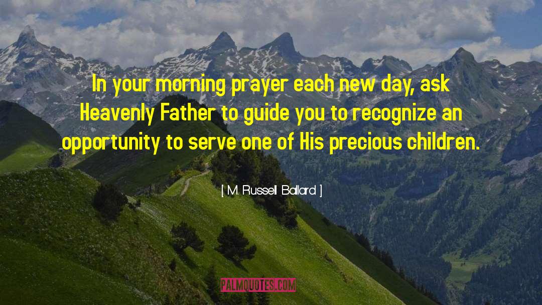 Becoming New Father quotes by M. Russell Ballard