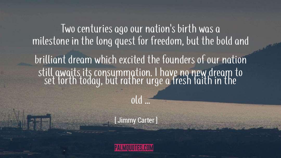 Becoming New quotes by Jimmy Carter