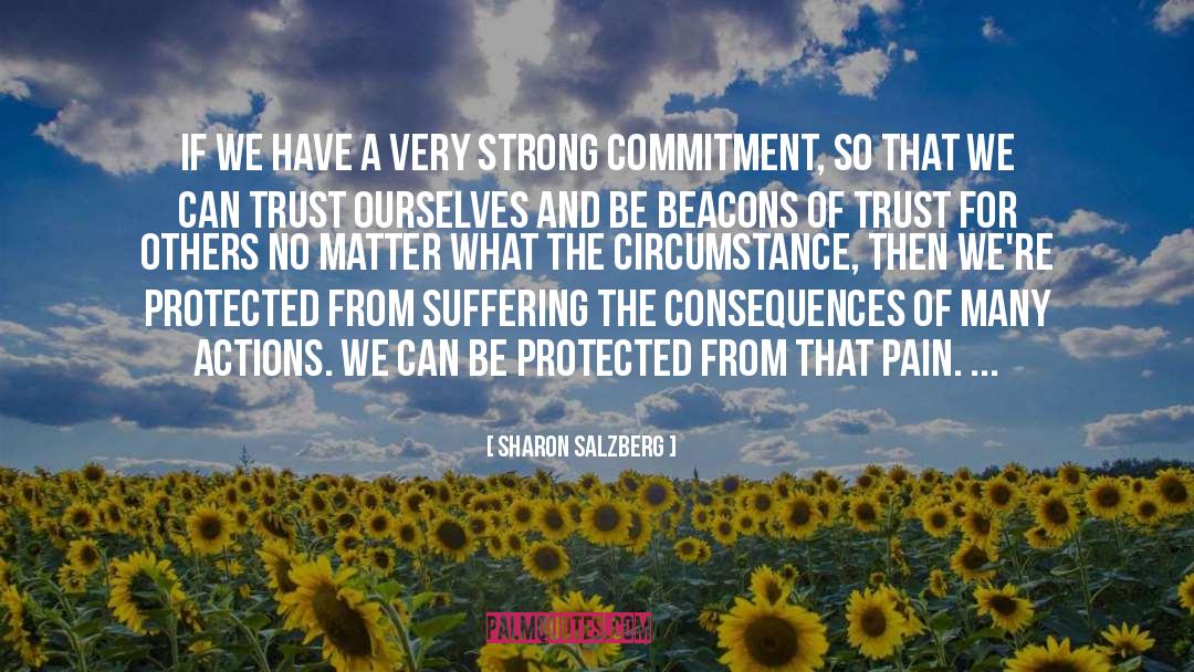Becoming Strong quotes by Sharon Salzberg