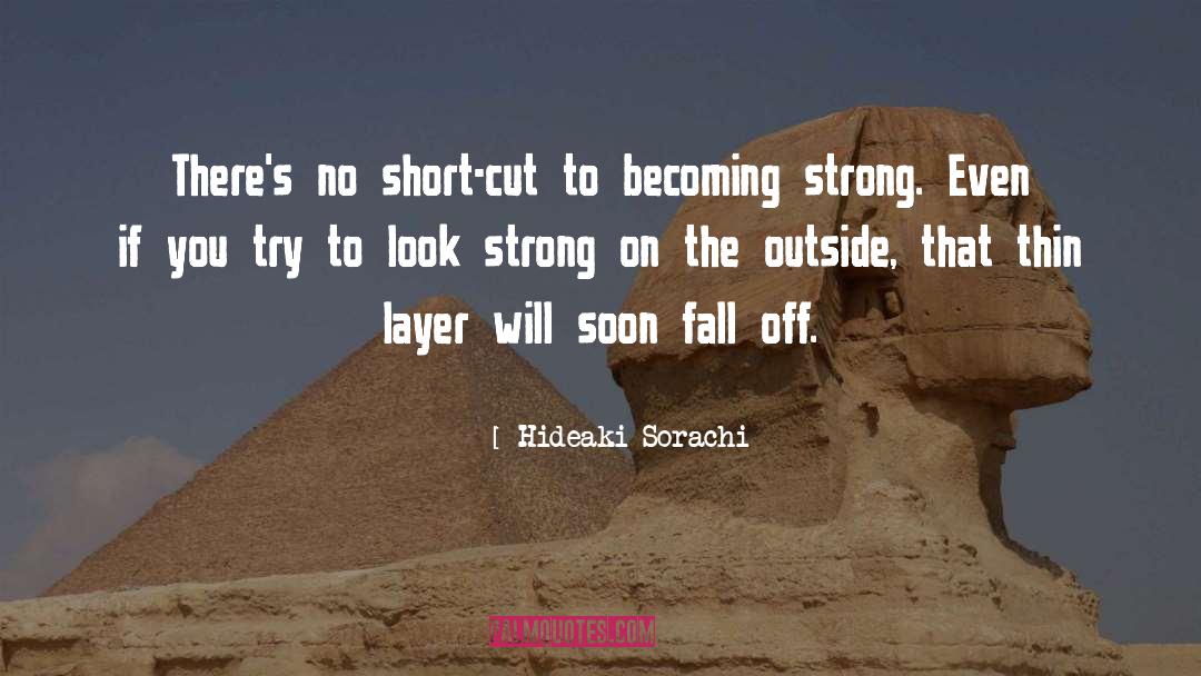 Becoming Strong quotes by Hideaki Sorachi
