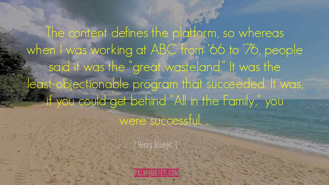 Becoming Successful quotes by Henry Blodget
