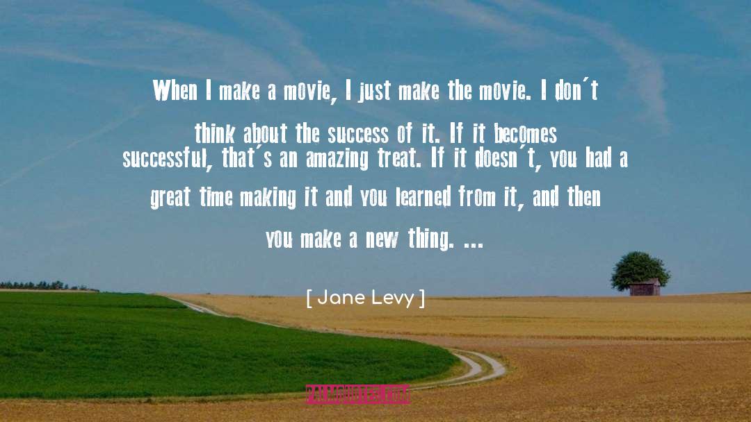 Becoming Successful quotes by Jane Levy