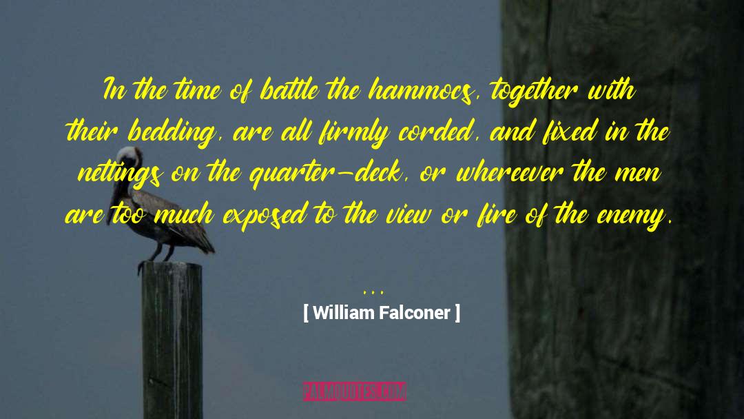 Bedding quotes by William Falconer