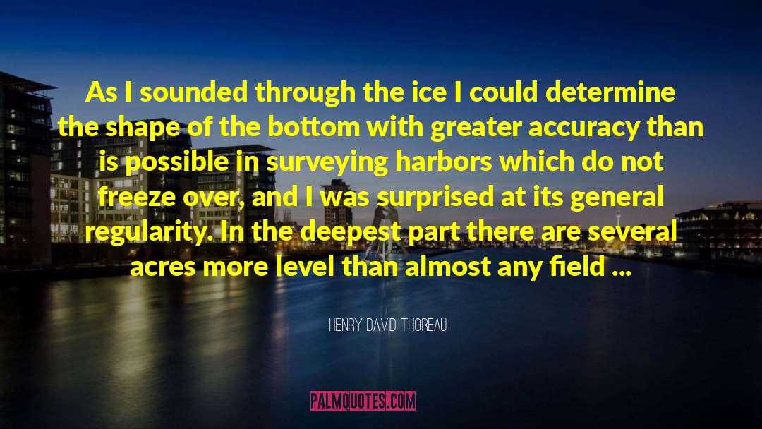 Bedford Ice quotes by Henry David Thoreau