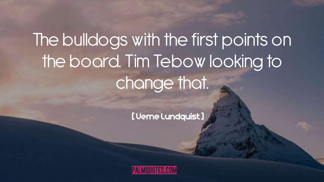 Bednarcik Bulldogs quotes by Verne Lundquist