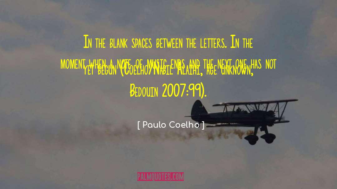 Bedouin quotes by Paulo Coelho