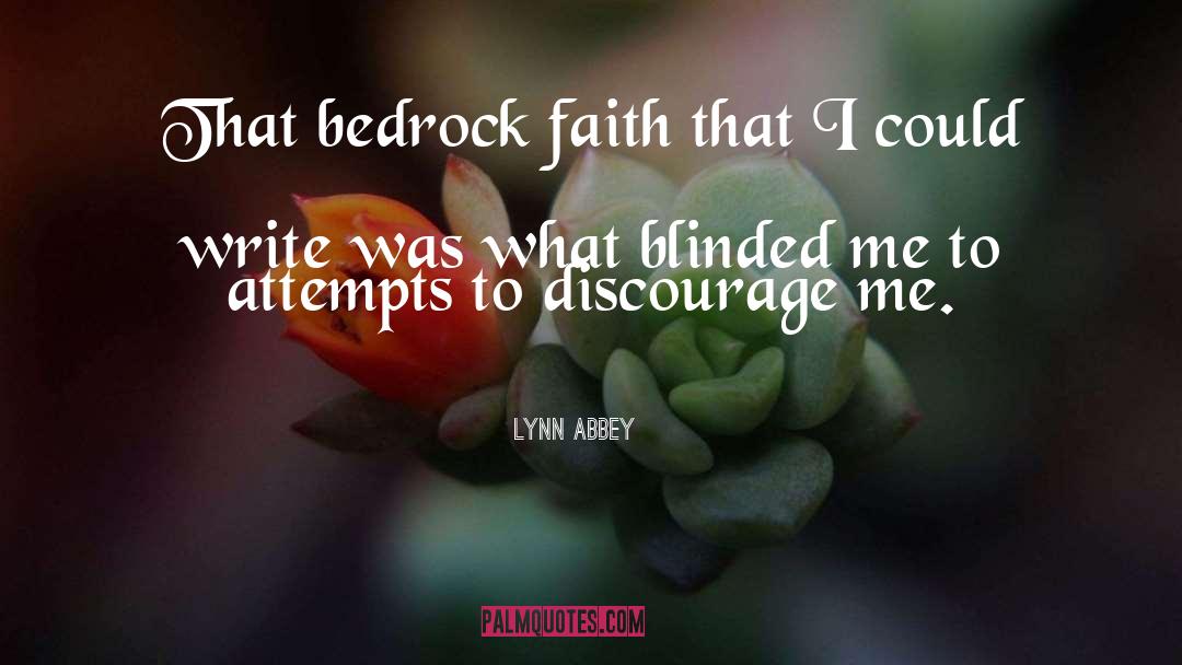 Bedrock quotes by Lynn Abbey