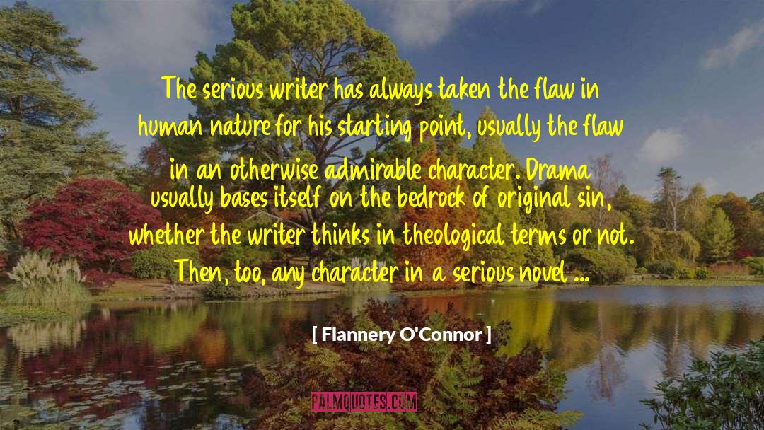 Bedrock quotes by Flannery O'Connor