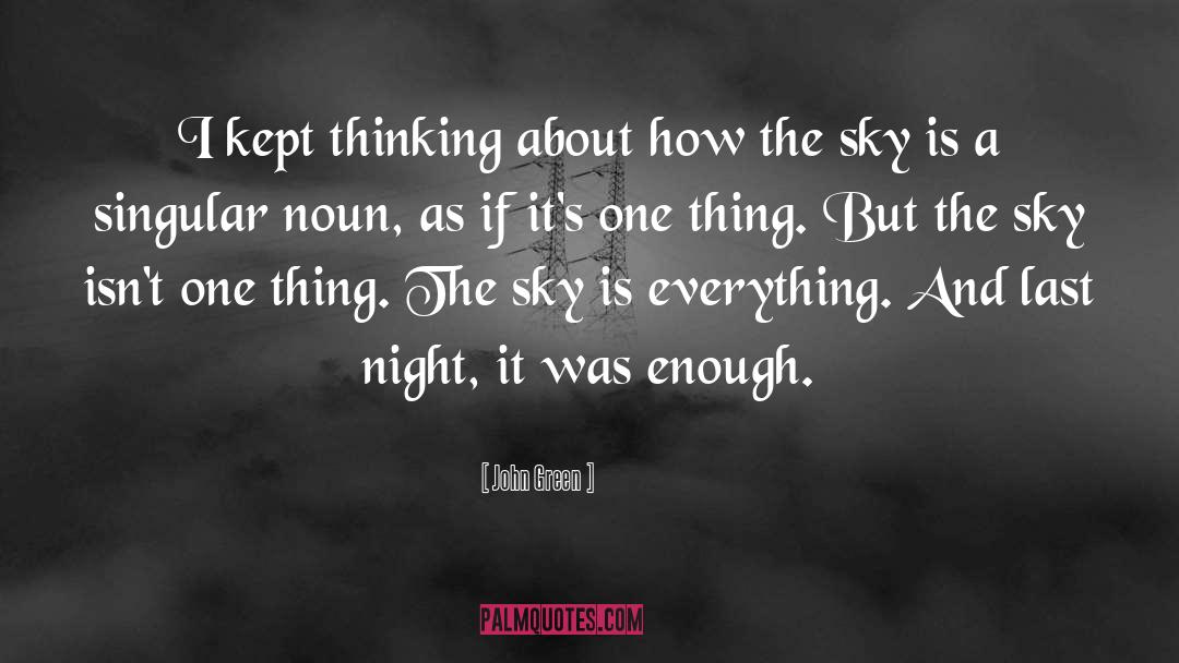 Bedroom Night Sky quotes by John Green