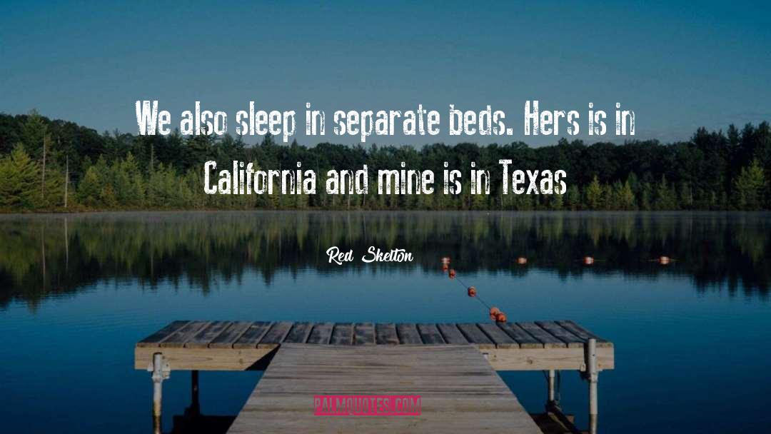 Beds quotes by Red Skelton