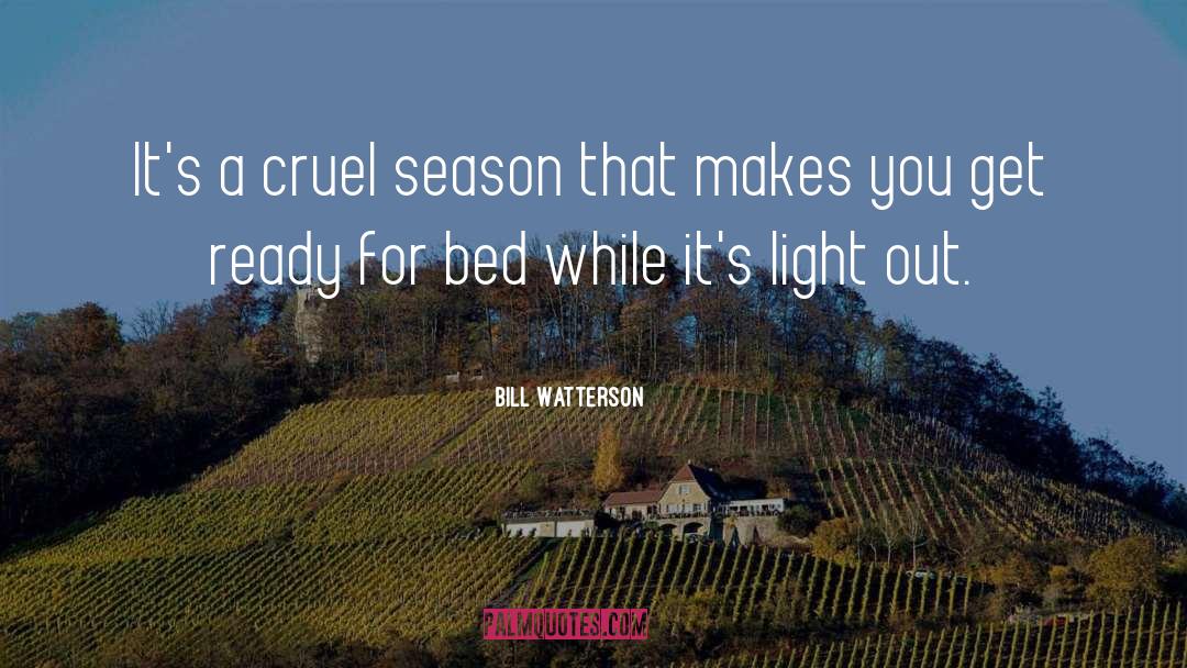 Bedtime quotes by Bill Watterson