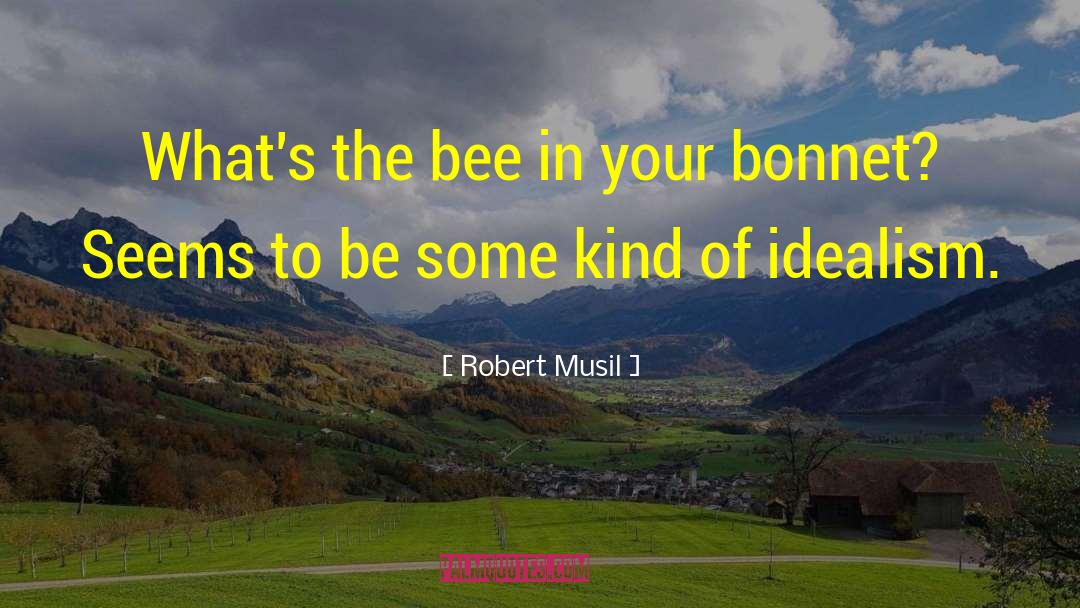 Bee quotes by Robert Musil
