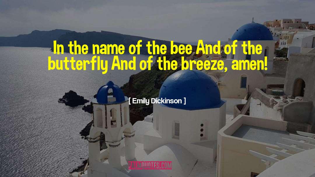 Bee Sting quotes by Emily Dickinson