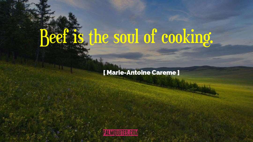 Beef quotes by Marie-Antoine Careme