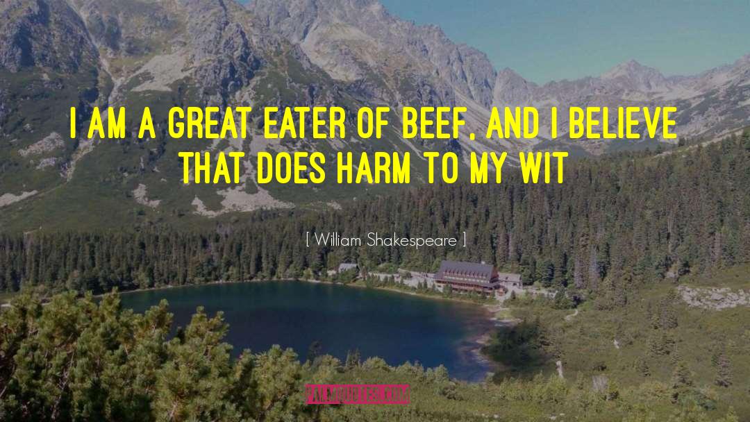 Beef quotes by William Shakespeare