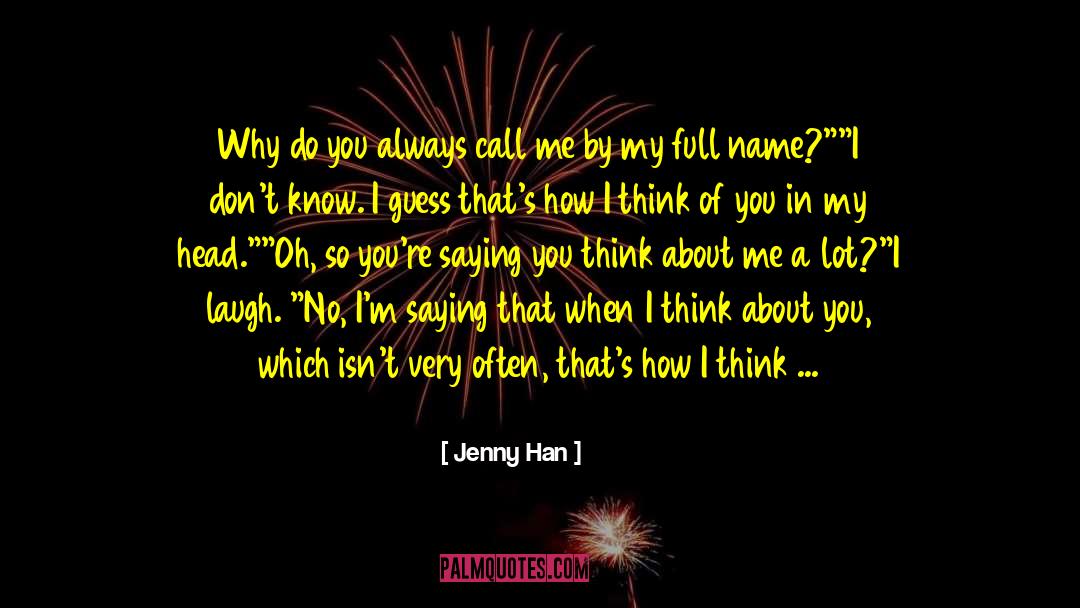 Beef Steak quotes by Jenny Han