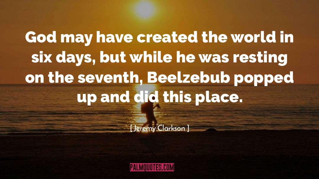 Beelzebub quotes by Jeremy Clarkson