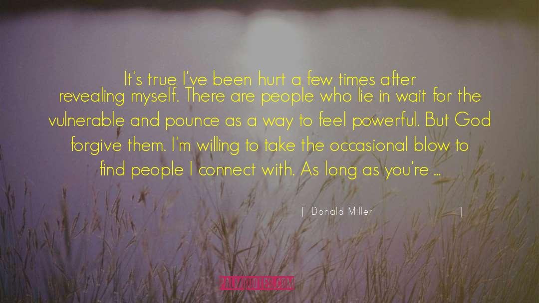 Been Hurt quotes by Donald Miller