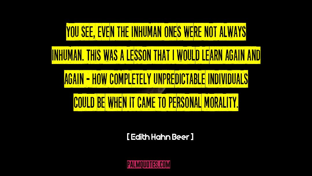Beer Drinkers quotes by Edith Hahn Beer