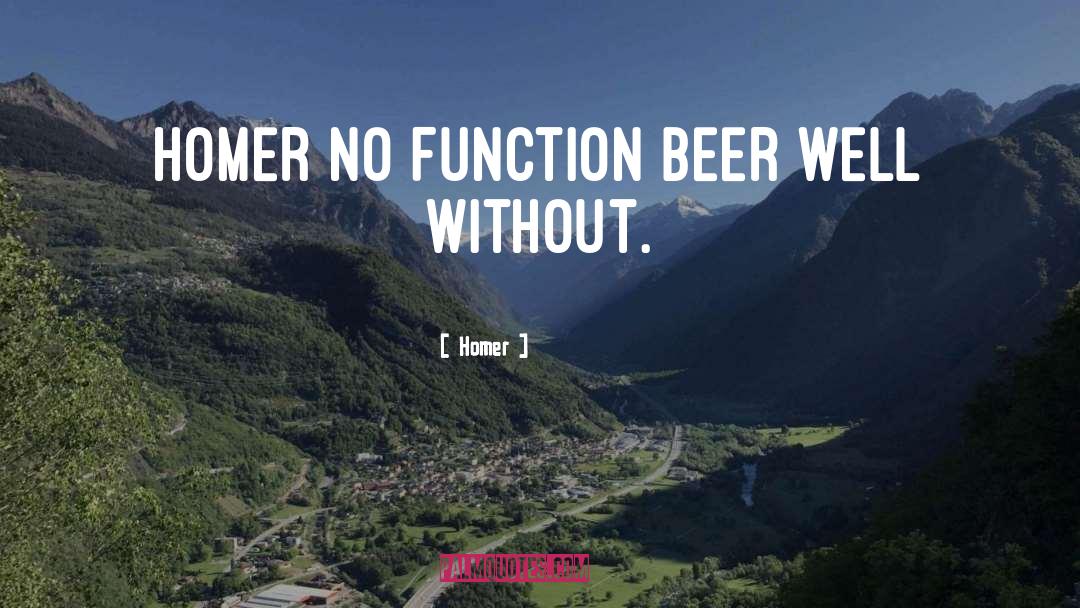 Beer Drinking quotes by Homer