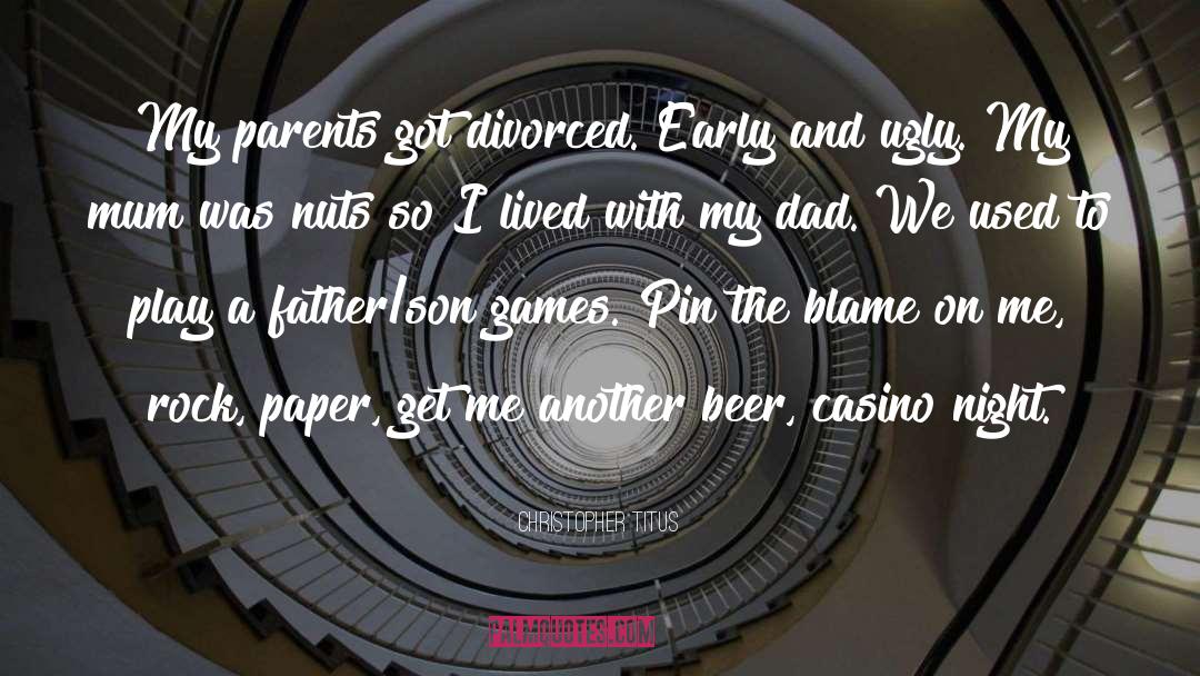 Beer quotes by Christopher Titus