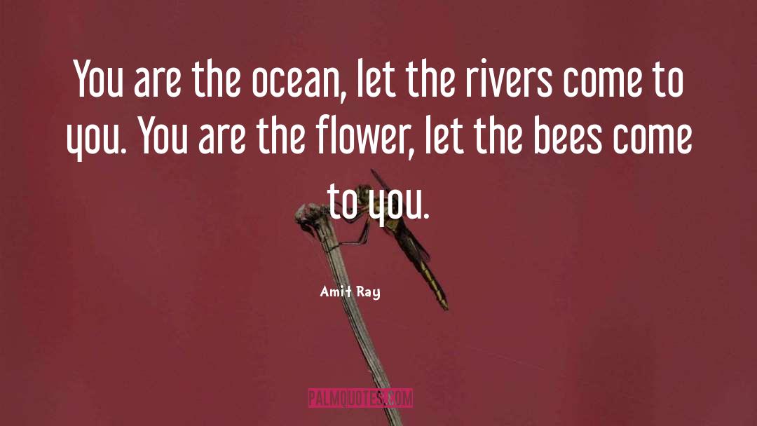 Bees quotes by Amit Ray