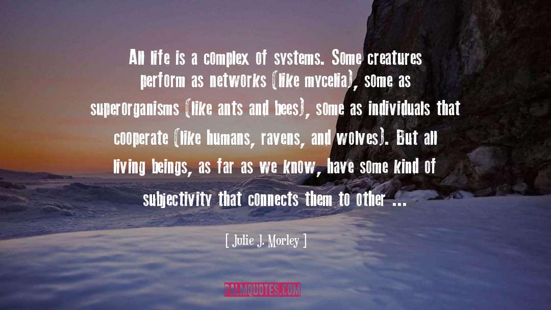 Bees quotes by Julie J. Morley