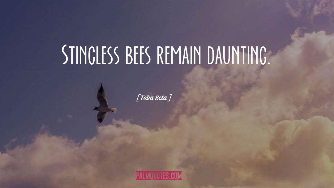 Bees quotes by Toba Beta