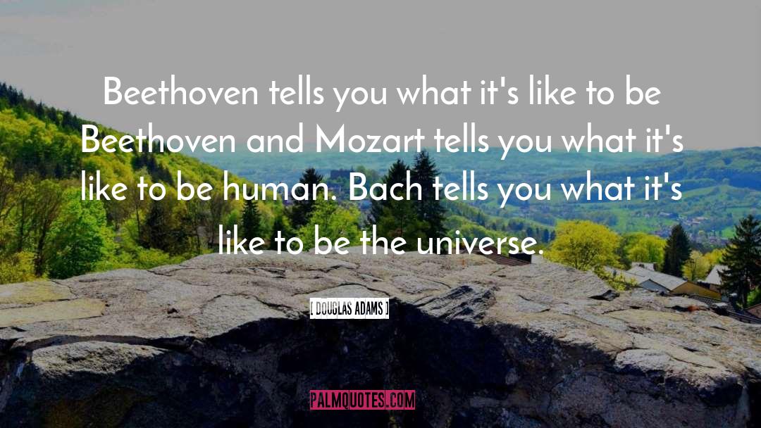 Beethoven quotes by Douglas Adams