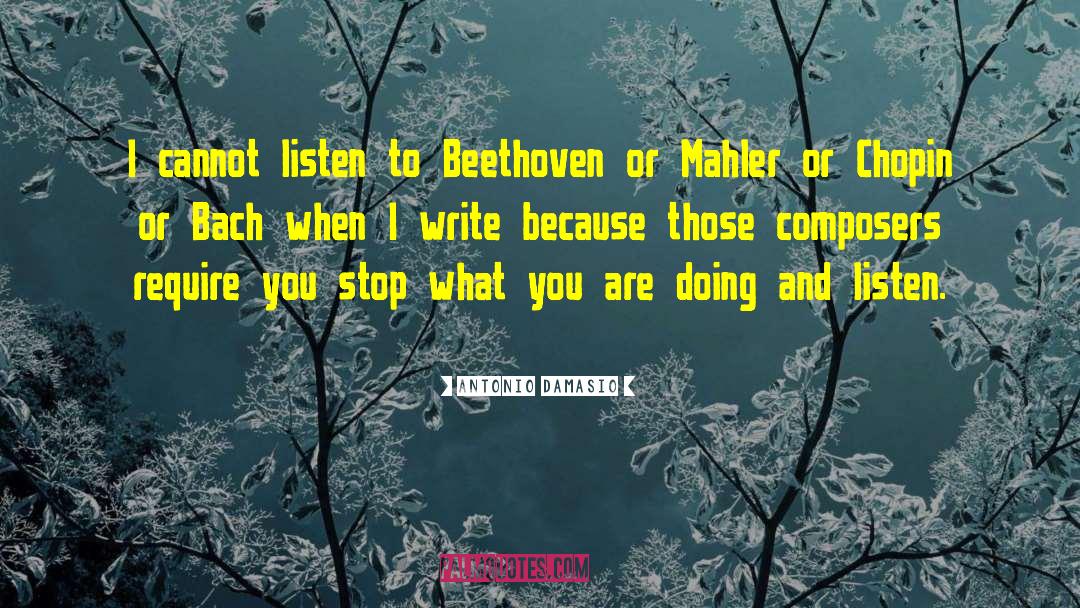 Beethoven quotes by Antonio Damasio