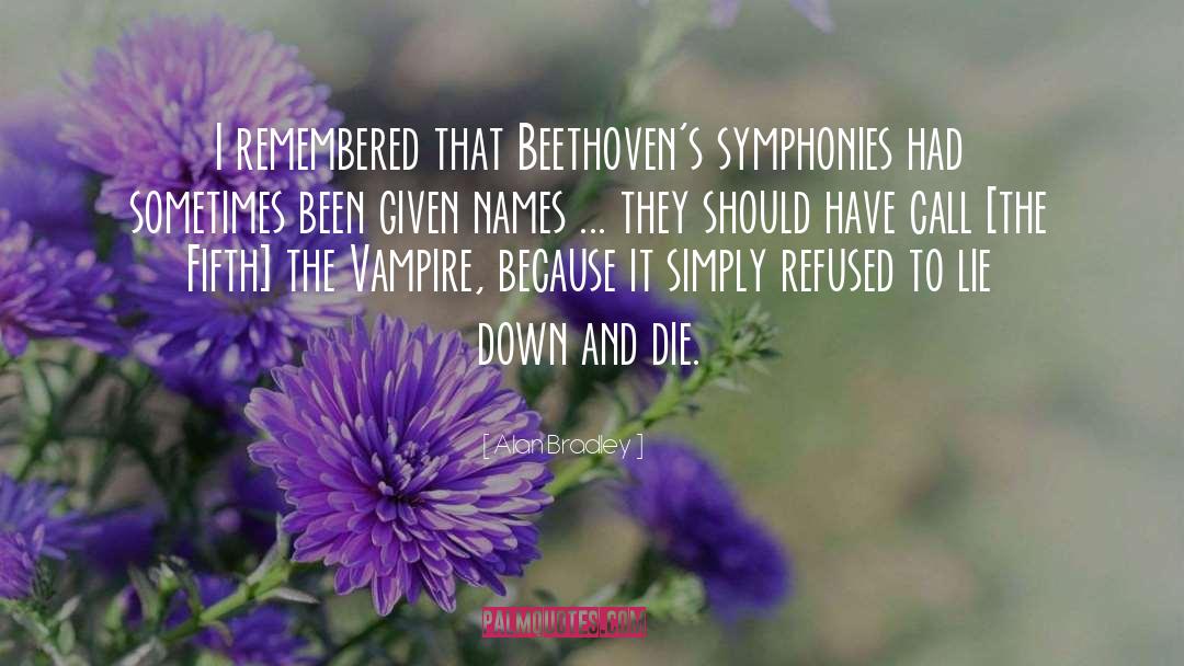 Beethoven quotes by Alan Bradley