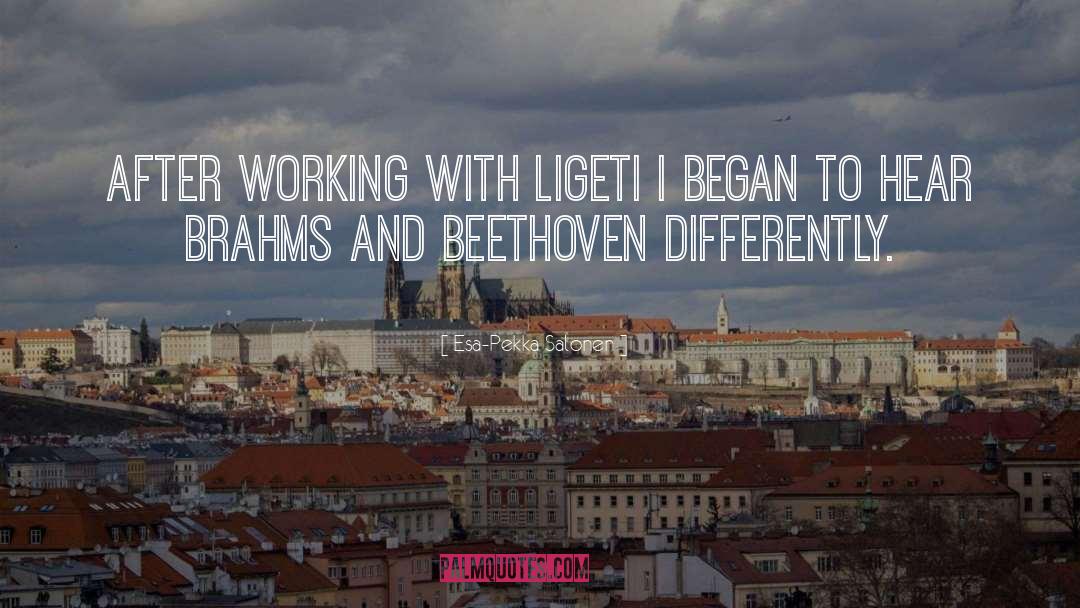 Beethoven quotes by Esa-Pekka Salonen