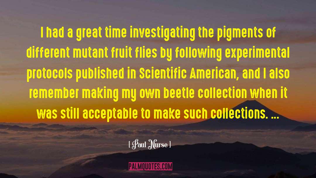 Beetle quotes by Paul Nurse