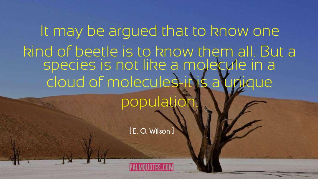Beetle quotes by E. O. Wilson
