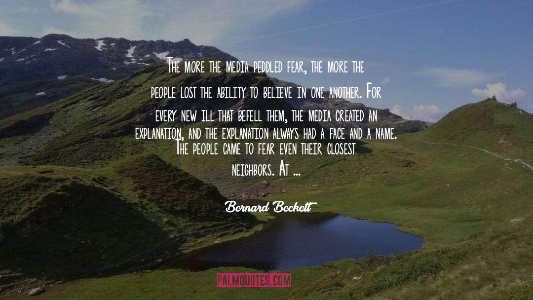 Befell quotes by Bernard Beckett