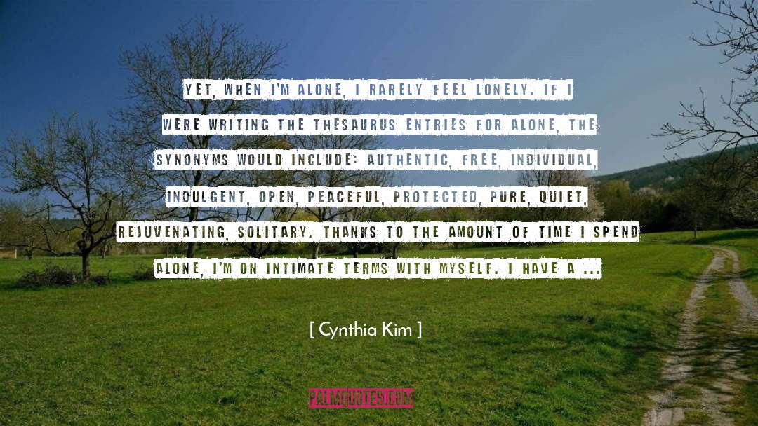 Befogged Synonyms quotes by Cynthia Kim