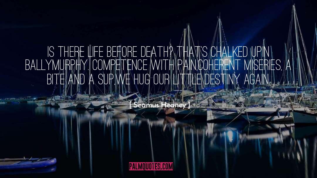 Before Death quotes by Seamus Heaney