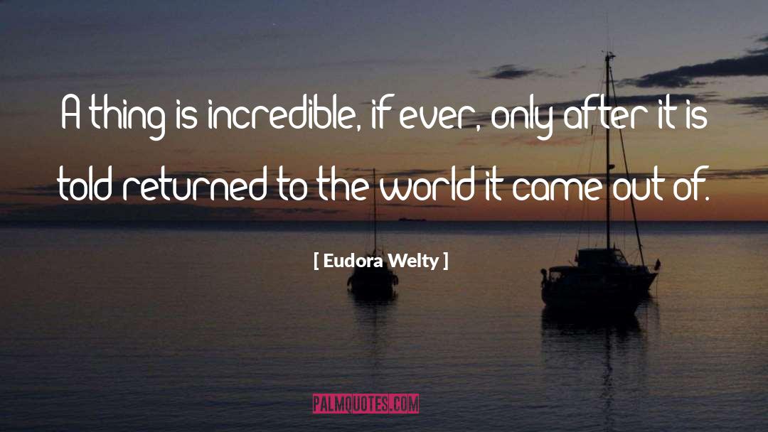 Before Ever After quotes by Eudora Welty