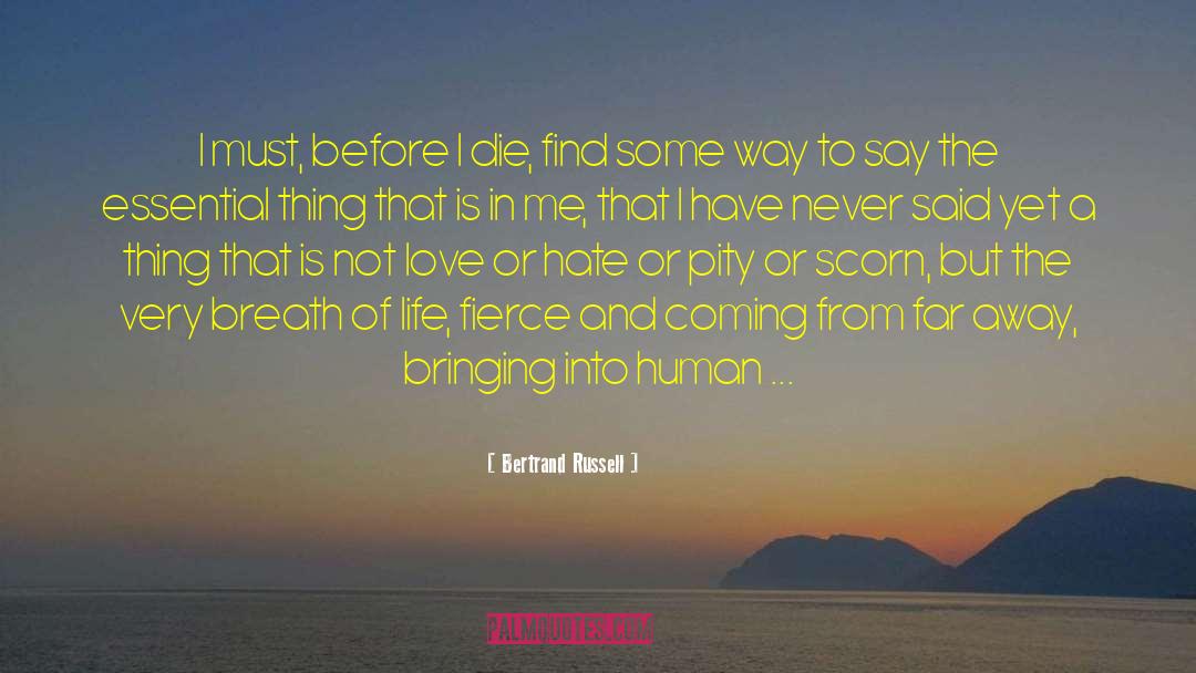 Before I Die quotes by Bertrand Russell