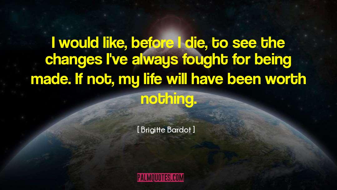 Before I Die quotes by Brigitte Bardot