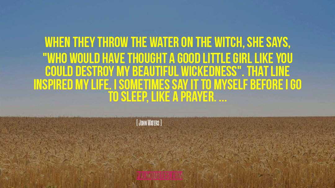 Before I Go To Sleep quotes by John Waters