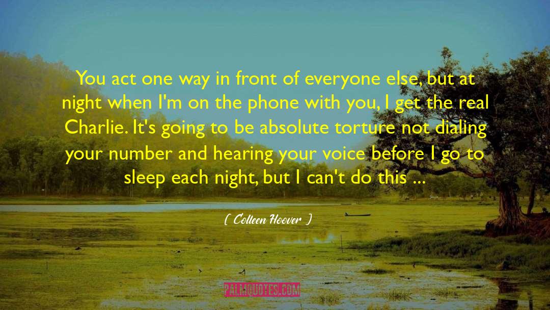 Before I Go To Sleep quotes by Colleen Hoover