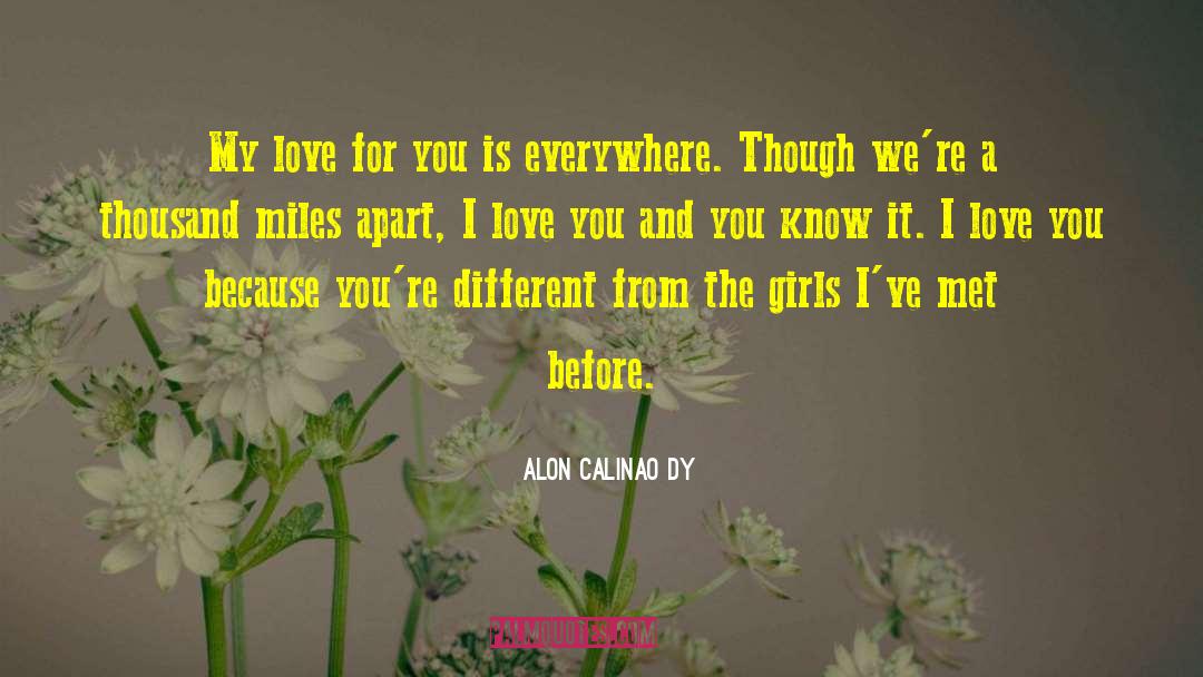 Before Love quotes by Alon Calinao Dy